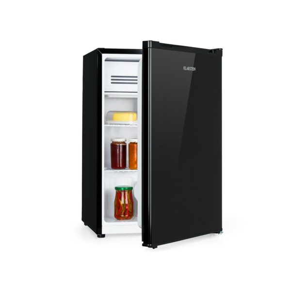 Refrigerador Klarstein Delaware de 76 litros y congelador de 4 litros - Clase E - Negro