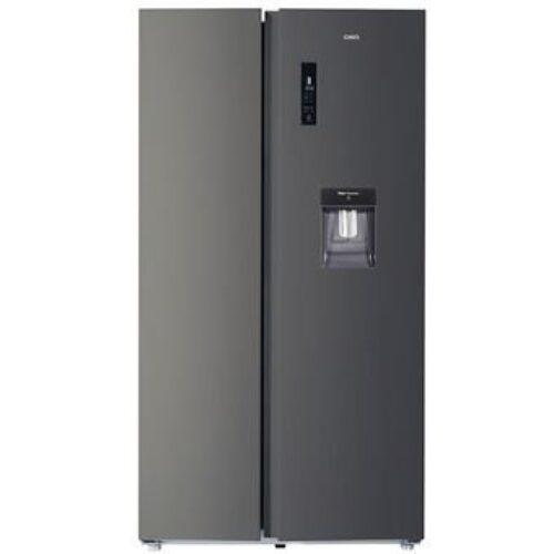 Frigorífico americano con congelador CHIQ, 559L, compresor inverter FSS559NEI42D, total no frost, 39db, dispensador de agua de 5,5L