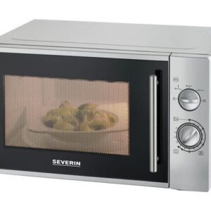SEVERIN MW 7772 - Horno microondas monofunción - 28 litros - 900 vatios - plateado