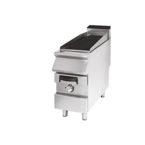Parrilla eléctrica de hierro fundido para carne y pescado, 1 quemador - P730 - Virtus - Acero