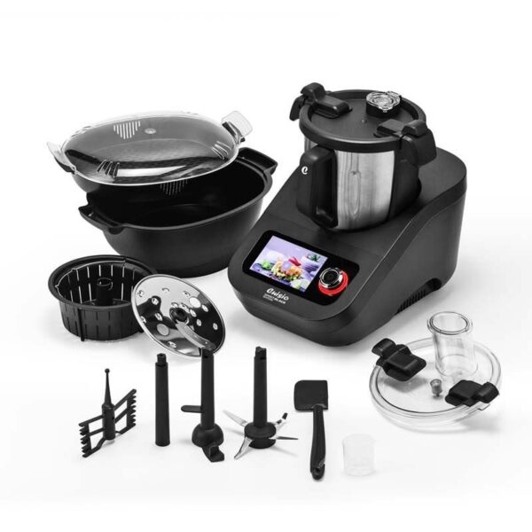Robot de cocina multifunción con wifi Cuisio Spirit Black Edition Kitchencook - Imagen de 3