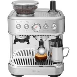 Cafetera espresso - SES 6010SS - 15 bares - Molinillo de café - 250 g de granos - Acero inoxidable
