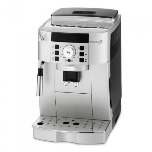 De’Longhi Magnifica S ECAM 22.110.SB – Cafetera automática con espumador de leche – 15 bares – 2 tazas – color plata/negro