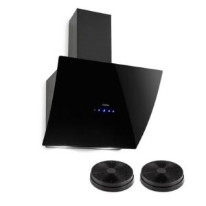 Campana extractora de pared Klarstein Annabelle 60 cm + 2 filtros de recirculación de aire 650 m³/h clase B - negra