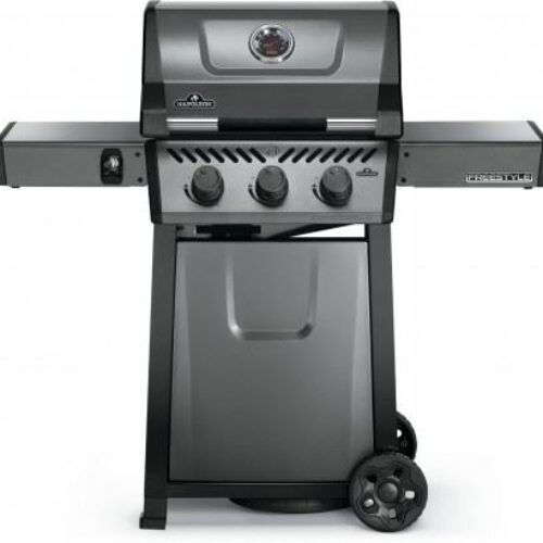Barbacoa de acero inoxidable Napoleon Freestyle de 3 quemadores y 1200 W