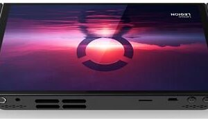 Consola Lenovo Legion Go negra con funda protectora