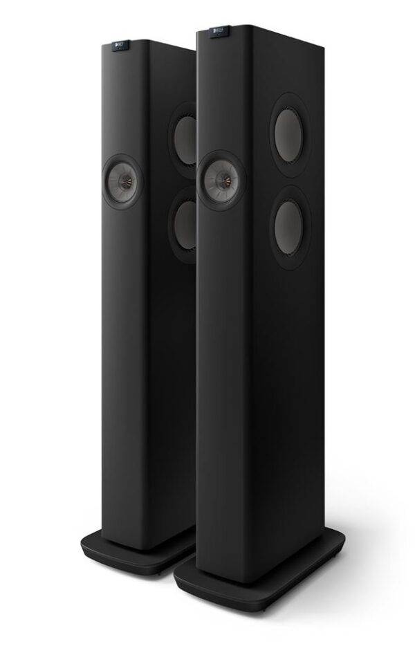 Altavoces Hi-Fi inalámbricos KEF LS60 en color negro, se venden por pares