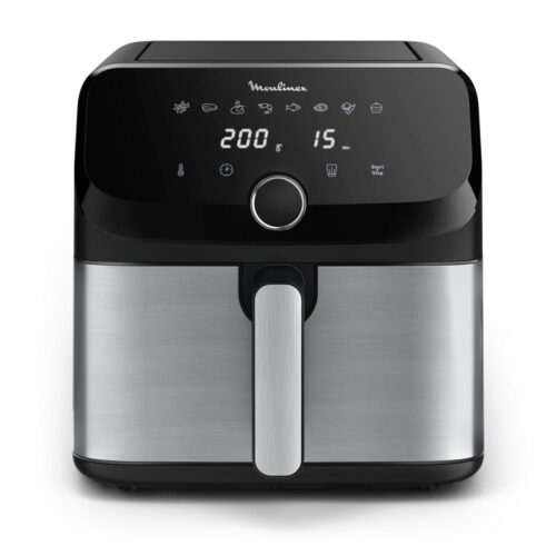 Freidora sin aceite Moulinex Easy Fry Mega EZ855D 2020 W de acero inoxidable
