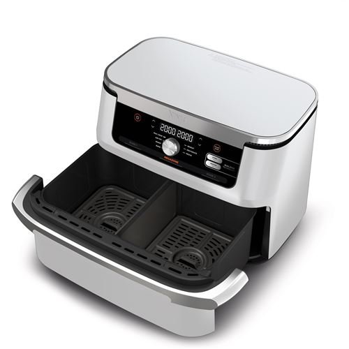 Freidora sin aceite Ninja FlexDrawer AF500EUWH blanca - Imagen de 2