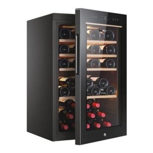 Haier HWS49GA – Vinoteca – Ancho: 49,7 cm – Fondo: 58 cm – Alto: 82 cm – Clase F – Negro
