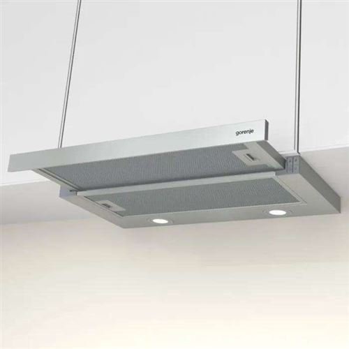 Campana extractora empotrada, acero inoxidable 450 m³/h, filtros de aluminio con espuma de poliuretano (TH62E4X) - Imagen de 4