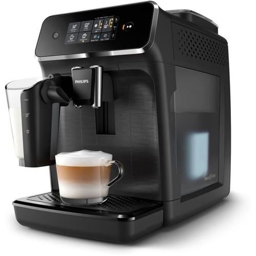Philips Serie 2200 EP2230 - Cafetera automática con espumador de leche - 15 bares - Negro mate - Imagen de 4